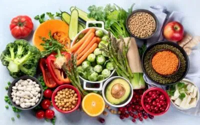 Darstellung veganer Lebensmittel